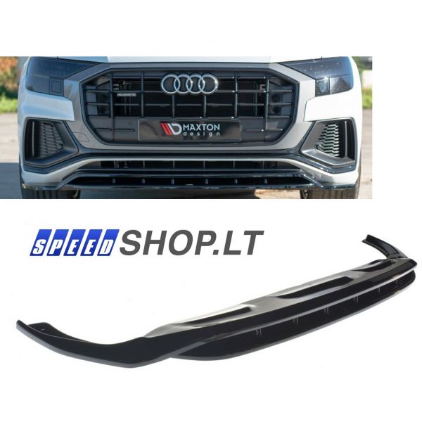 Audi Q8 S Line priekinio bamperio pažeminimas